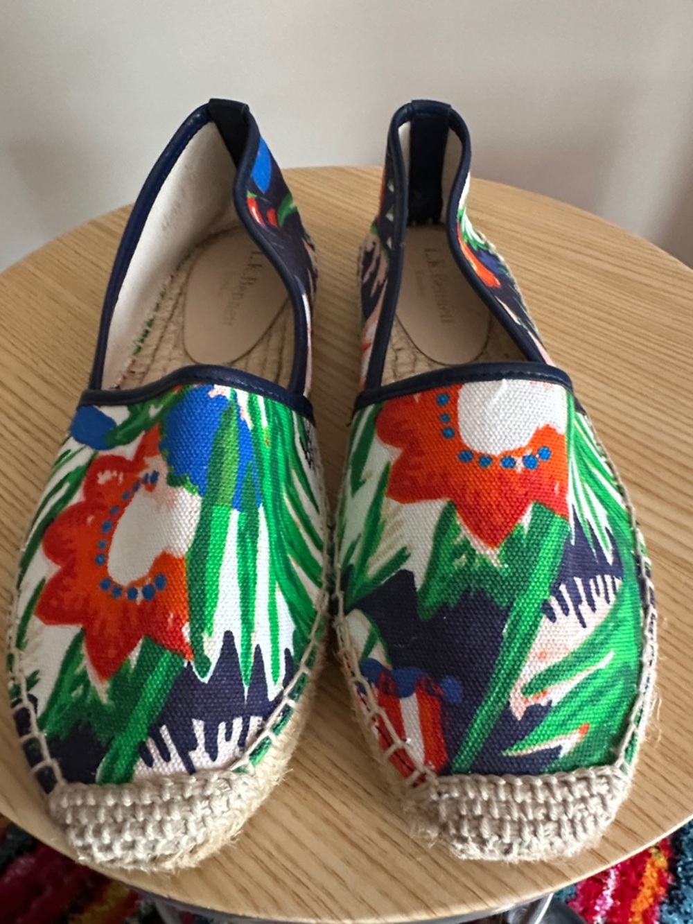 Floral Canvas Espadrilles in Multi-Color - Women